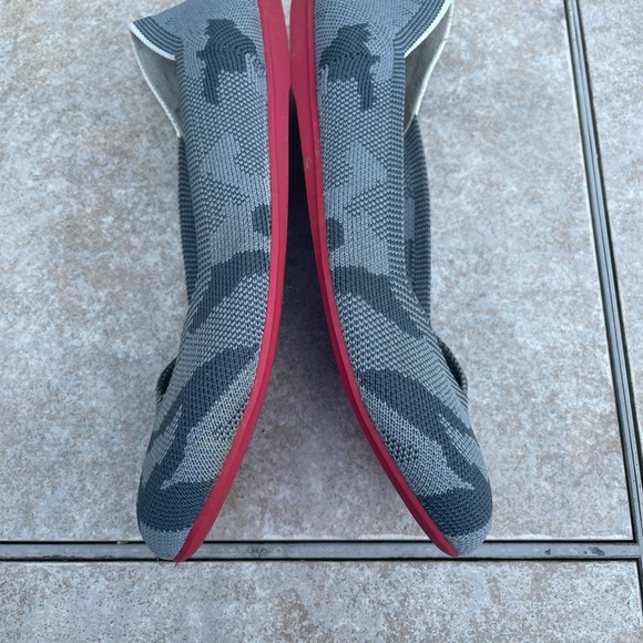 Rothy's Grey Camo Round Toe Flats - Picture 6 of 9